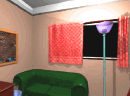 逃出3D红窗帘房间