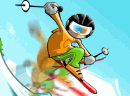 高空花样滑雪-你滑雪下来还要用方向键做出高难的动作，评..