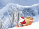 帮圣诞老人拾礼物-圣诞老人乘着雪撬送礼物，可是遇到障碍时圣..