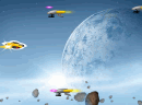太空陨石战机-非常精彩漂亮的战斗游戏。

方向键移动，CT..
