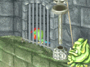怪物牢房救宠物鸟-漂亮小女孩的的宠物小绿鹦鹉被绿怪关在牢里..