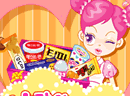 涩女孩吃糖果-可爱的涩女孩最喜欢的甜点糖果啰！！

鼠..
