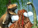 侏罗纪恐龙脚印