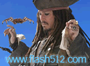 加勒比海盗烤螃蟹-加勒比海盗杰克船长在沙滩上遇到螃蟹的袭击..