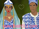 非洲婚礼情侣袍