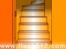 逃出橙黄盒楼梯房间-橙黄色盒子房间的最后之作--楼梯房间。开始..