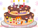 小狐狸做生日蛋糕！