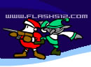 危险的圣诞夜-圣诞老人拿起冲锋枪来消来坏蛋，鼠标操作