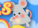 可爱小鼠飞天气球！