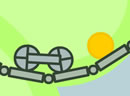 引导车轮推小黄球-休闲小游戏，用你的方向键引导车轮推动前面..
