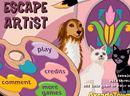 逃出猫狗粉色画室-这是一个很漂亮的画室，是我自己的艺术工作..