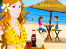 夏威夷椰风咖啡厅-夏威夷海滩椰风阵阵，海浪声声，景色优美，..