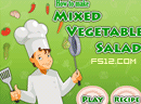 教你做混合蔬菜沙拉-这个游戏将教你制作一道清爽营养的混合蔬菜..