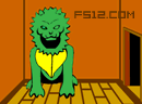逃出绿狮子房间-一个仿照submachine做的游戏,通过梯子可上下..