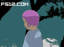 逃出海王星号-蓝色人系列作, 孤寂的男孩在森林中散步，无..
