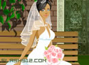 花园婚礼新娘-在花园中举行婚礼，新娘子换上浪漫的婚纱坐..
