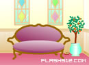逃出粉红会客室-这间粉红可爱的会客室有舒适的沙发，温暖的..