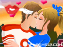 High School Sweethearts Kissing