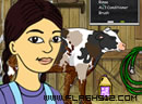 农家女牛棚洗涮涮-农家女的任务-给家里的奶牛洗涮涮，真是个辛..