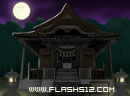 逃出妖怪神社-月光下，这个神秘而古老的妖怪神社有一种诡..