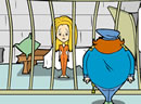 少女林迪逃出监狱-搞怪的少女林终于因为她的恶搞行为被抓进了..