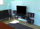 逃出休闲客厅-简单的房间只有沙发和LCD电视，看你能否找出..