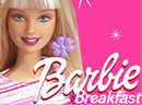 芭比娃娃做精美早餐