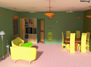 逃出绿色迷之房间-漂亮的绿色房间，想办法找出一些隐藏在某处..