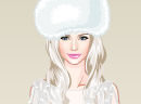 雪山女神-洁白的冬季性感裘装让你完美打造雪山女神。..