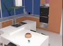 逃出现代厨房-这是一个看起来宽敞明亮的现代化厨房,你需要..