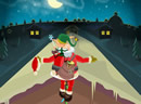 圣诞老人屋顶绝技-圣诞老人给小朋友们送礼物，经常要在房顶屋..