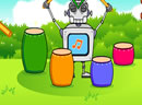 打鼓机器人-机器人会打鼓，你能跟住机器人的鼓点吗？