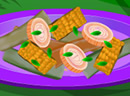 烤制鲜香蔬菜卷-鲜香美味的烤蔬菜卷你没吃过吧，这个游戏中..