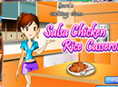 Salsa Chicken Rice Casserole 