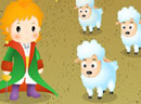 放羊的男孩-男孩去放羊，可是自己的羊和其他的羊群混在..