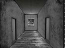 逃出阴暗破旧的走廊-空旷而又有些阴暗破旧的走廊，两扇门都锁着..