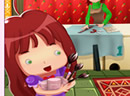 复活节馅饼的故事-一个可爱的找不同小游戏，可爱的小女孩看书..