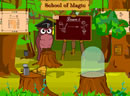 森林魔法学园-猫头鹰开在森林中开了一个魔法学校，任何人..