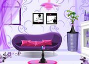 Purple Theme Room