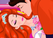 王子亲吻睡美人-每个人心中都有一个童话，睡美人被王子亲吻..
