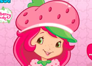 草莓果女孩拼图-非常可爱的画面，是我们喜爱草莓果女孩，选..
