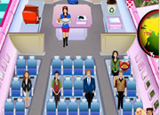 忙碌的空姐-一个模拟经营的小游戏，在一架现代豪华客机..