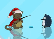 冰上钓鱼比赛-动物们在冰上举行了一个钓鱼大赛，现在你作..