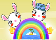 彩虹兔兔冒险岛 2-可爱的彩虹兔兔喜欢吃胡罗卜，她在奇幻的世..