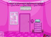Pink christmas room escape
