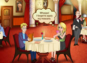 凌乱的约会之夜-一个有趣浪漫的小游戏,在游戏中你是一名美女..