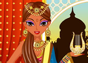 华丽的印度公主-印度的服饰以华丽著称，这里让你来打扮一个..