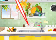 厨房切水果-又一款切水果的游戏，精美的厨房里，挥动菜..