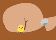 可爱小鸡逃出地洞-可爱的小鸡困在了地洞里，现在让你来帮助它..