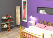 逃出淡紫色的卧室-你在一个幽雅的淡紫色房间里醒来，忘记了发..